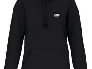 Sweatshirt capuche noir homme