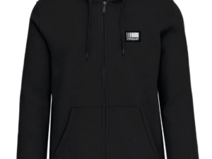 Sweatshirt noir zippe femme