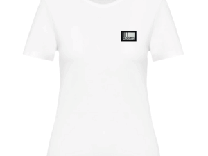 T-shirt col rond blanc femme