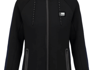 Veste a capuche noir femme