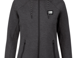 Veste a capuche gris femme