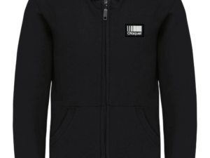 Sweatshirt zippe noir enfant
