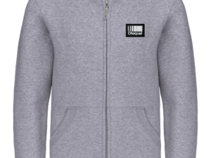 Sweatshirt zippe gris enfant