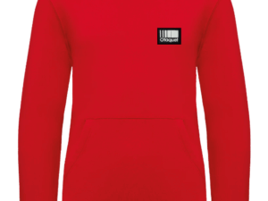 Sweatshirt a capuche rouge enfant