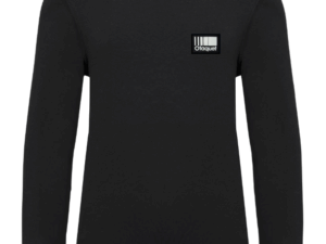 Sweatshirt col rond noir enfant