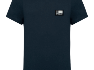 T-shirt col rond noir enfant
